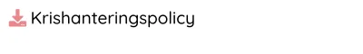 Krishanteringspolicy