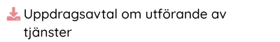 Uppdragsavtal om utförande av tjänster