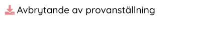 Avbrytande av provanställning