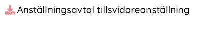 Anställningsavtal tillsvidareanställning