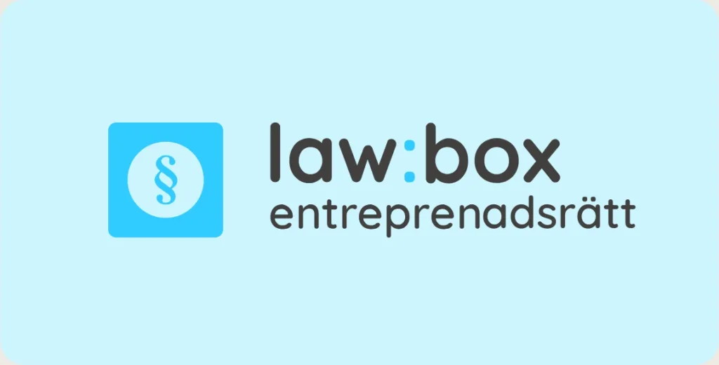 lawbox entreprenadsrätt